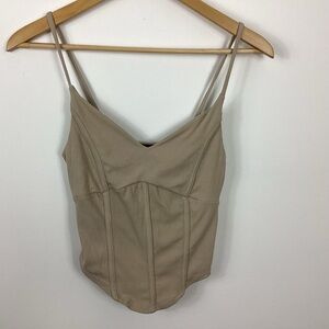 Just Polly Corset Cami Top Size Medium